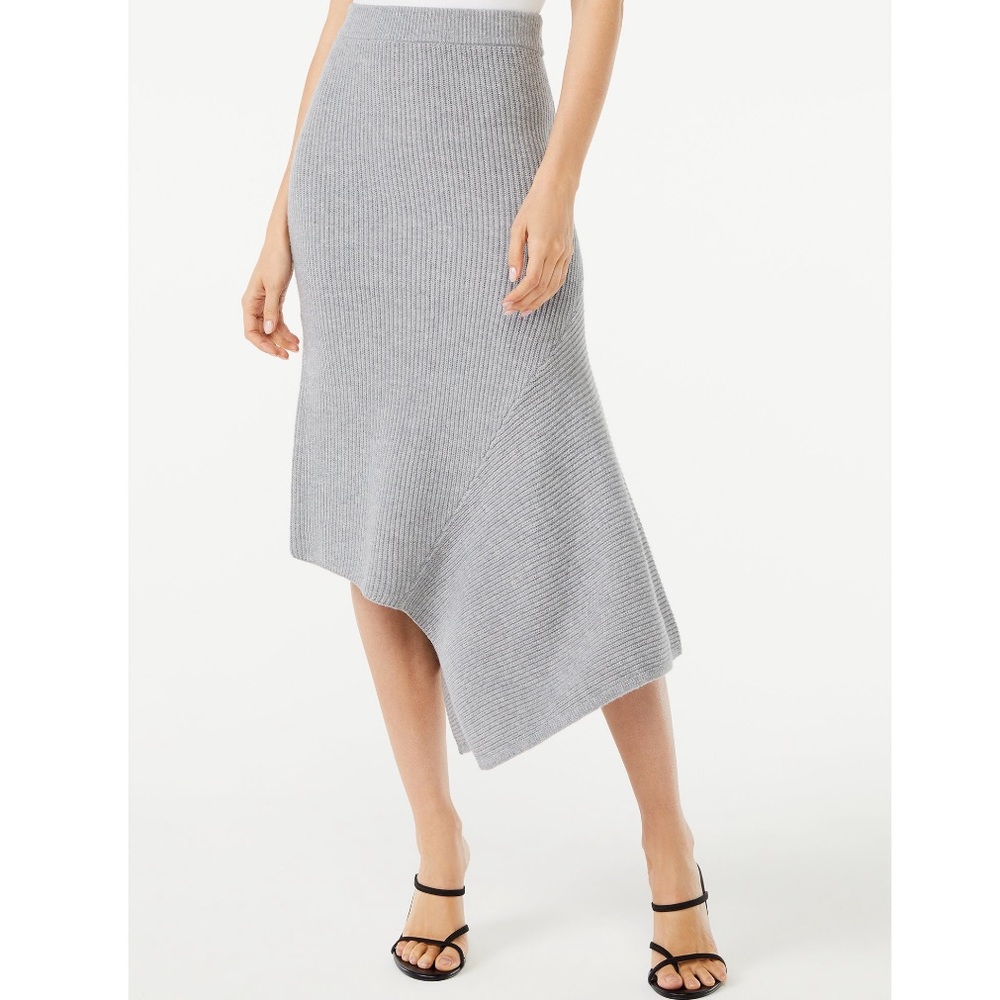SCOOP | Asymmetrical Midi Skirt